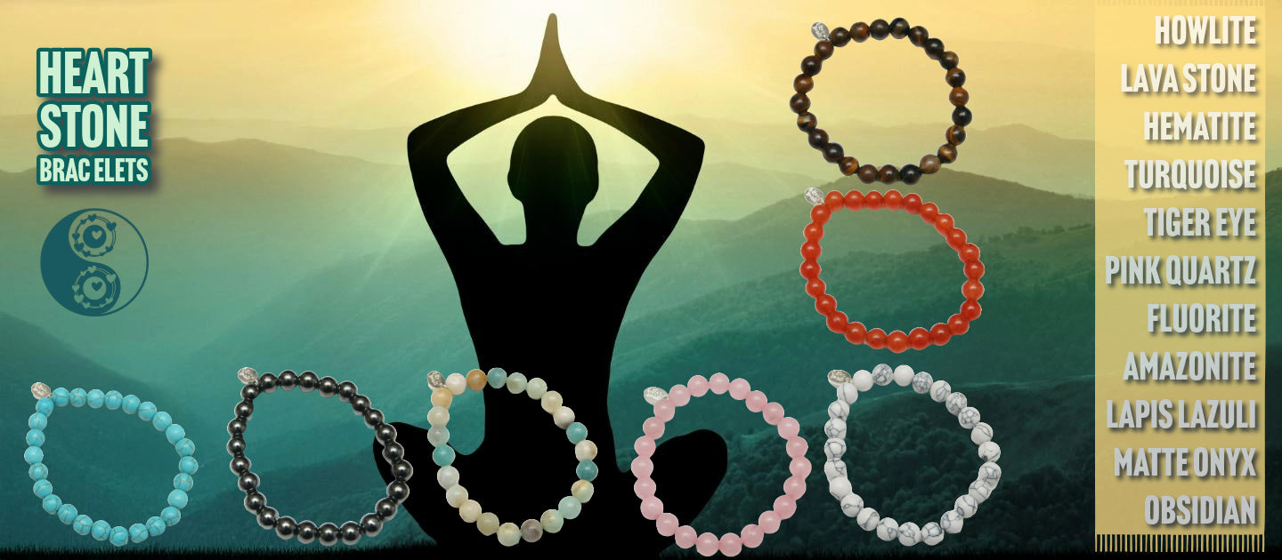 Find the right Heart Stone Bracelet for you!