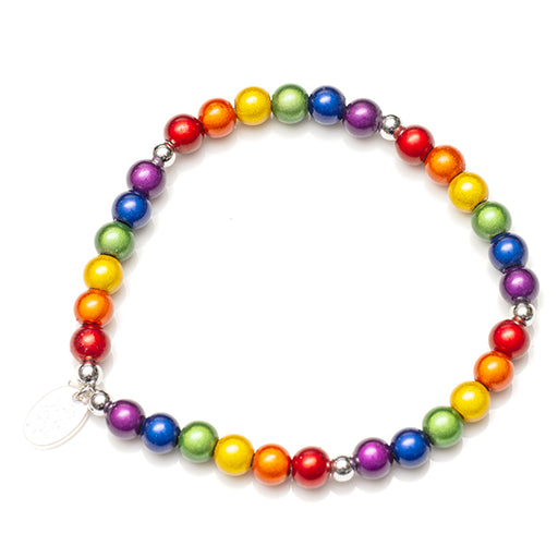 'Love is Love' Bracelet-Disco Beads