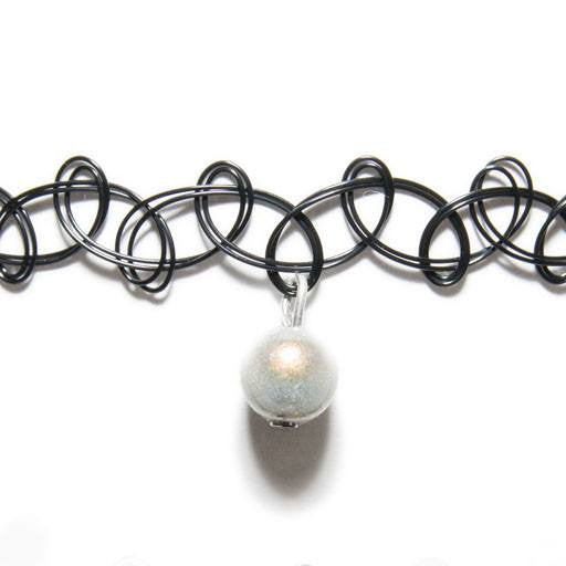 Tattoo Choker - Choker- Disco Beads
