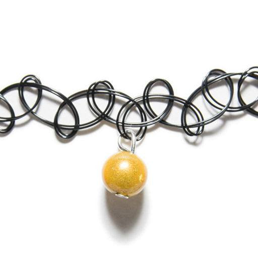 Tattoo Choker - Choker- Disco Beads