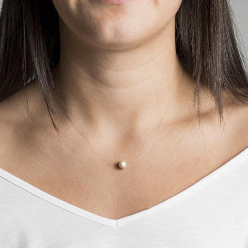 Invisible Choker - Choker- Disco Beads