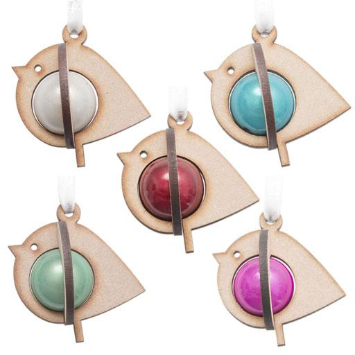 Bird Decoration - Xmas- Disco Beads