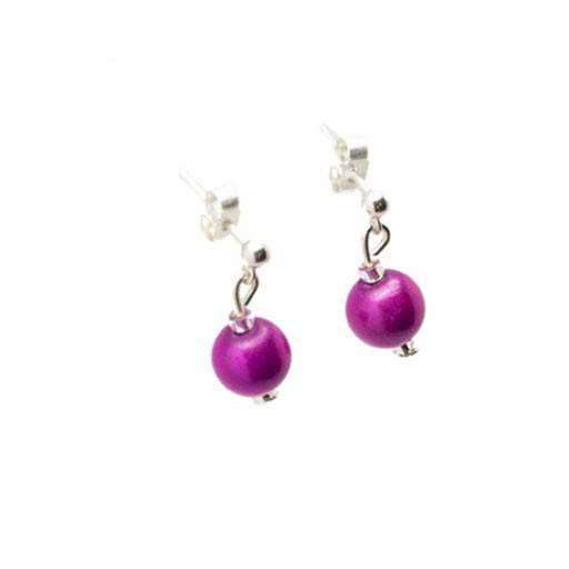 Stud Drop Earrings - Earrings- Disco Beads