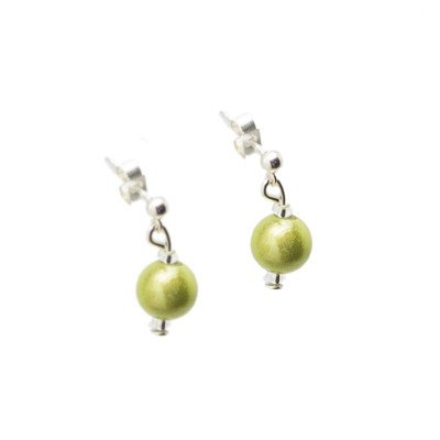 Stud Drop Earrings - Earrings- Disco Beads