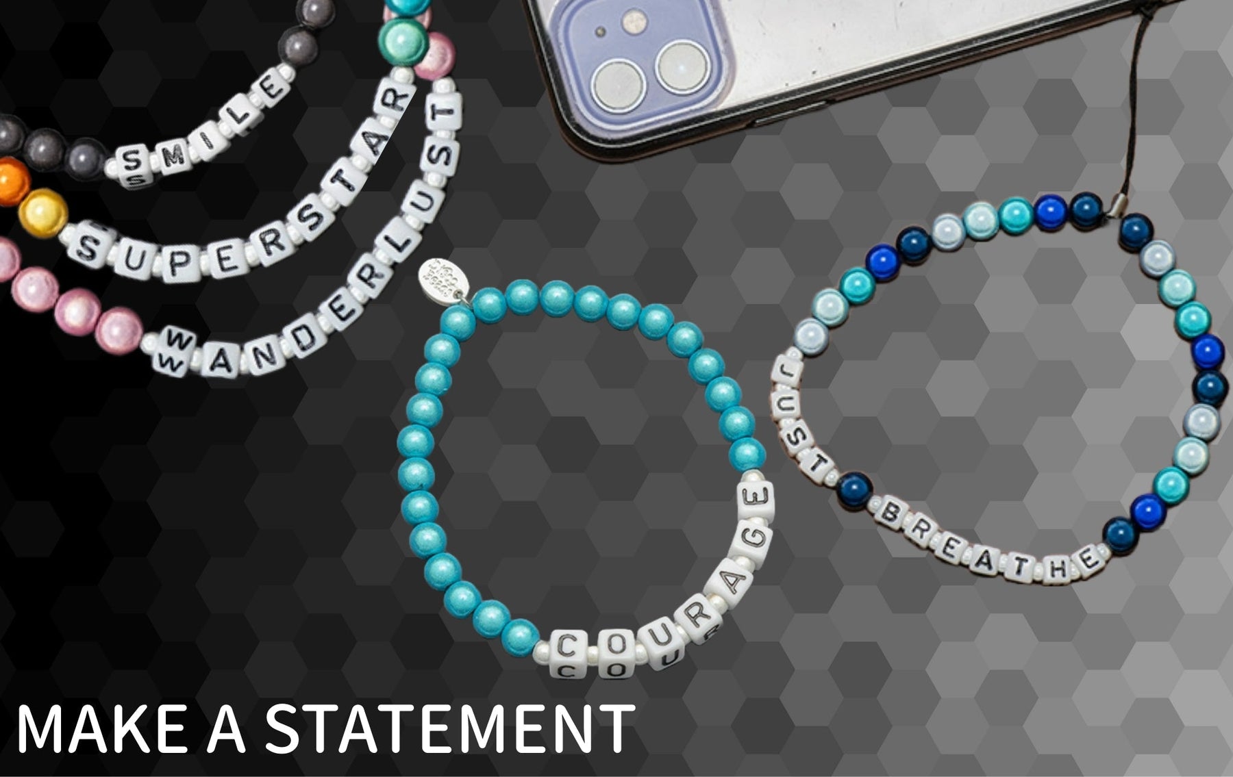 Personalised Intention Bracelets — Disco Beads