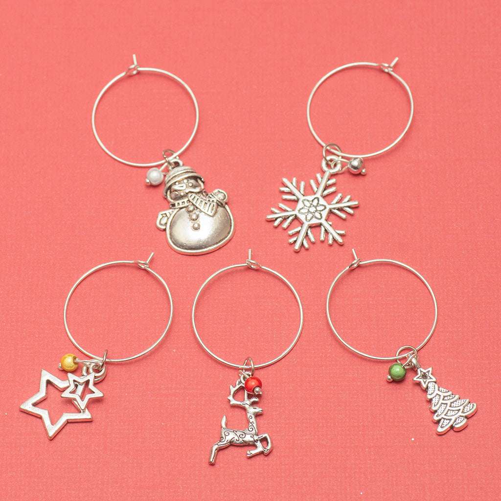 Christmas Wine Glass Charms