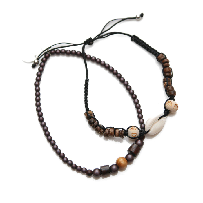 Echo Bracelet and Anklet Set