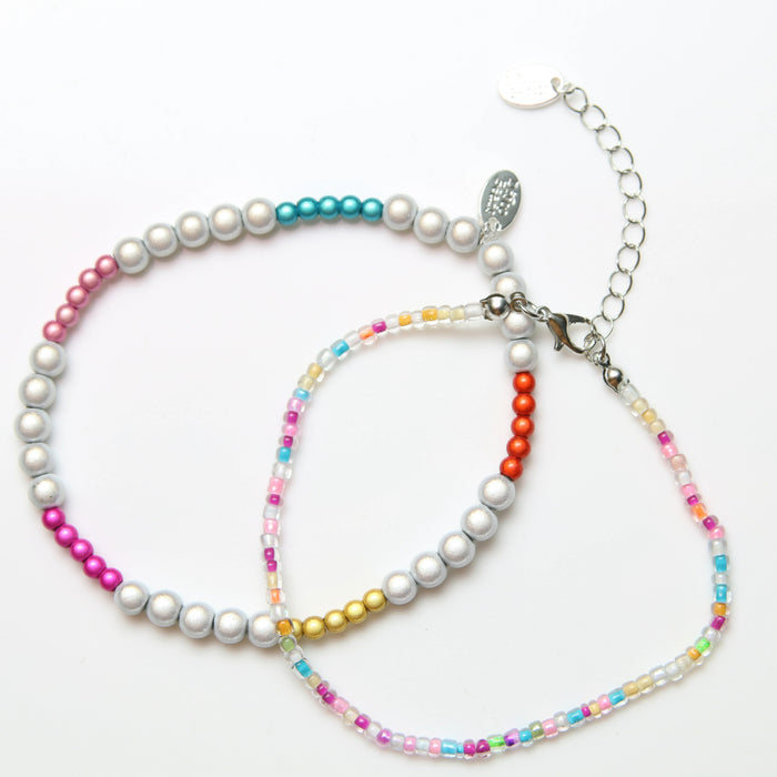 Seedbead Anklet Set