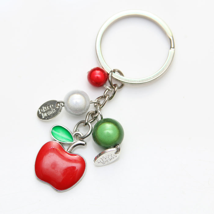 Apple for Teacher Keyring