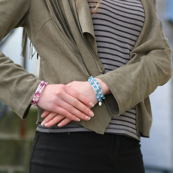 Glass Twist Bracelet