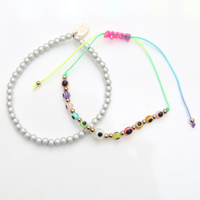 Evil Eye Bracelet Set