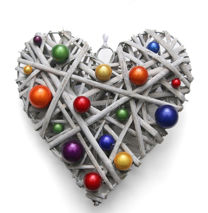 Large Wicker Heart