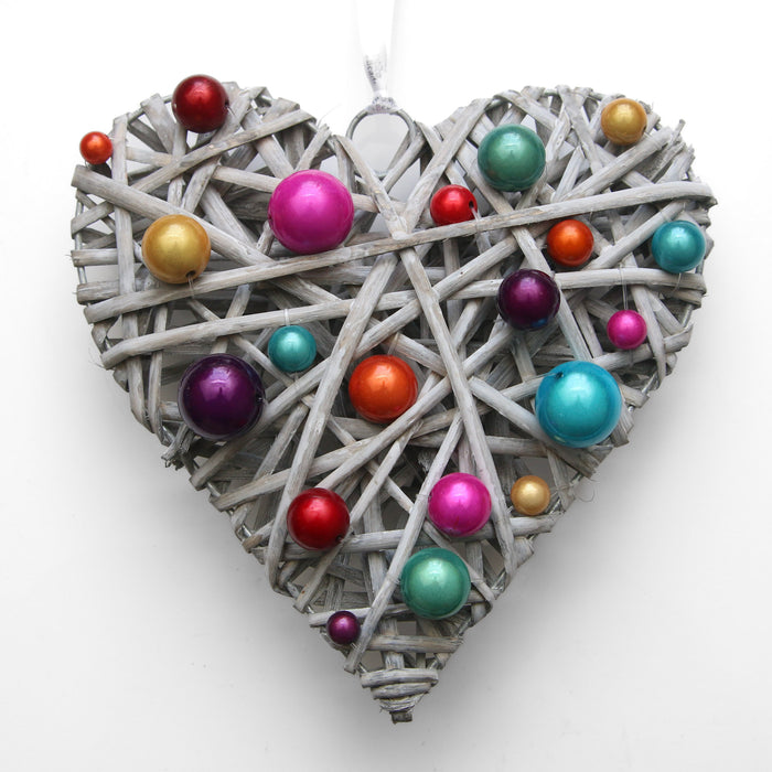 Large Wicker Heart