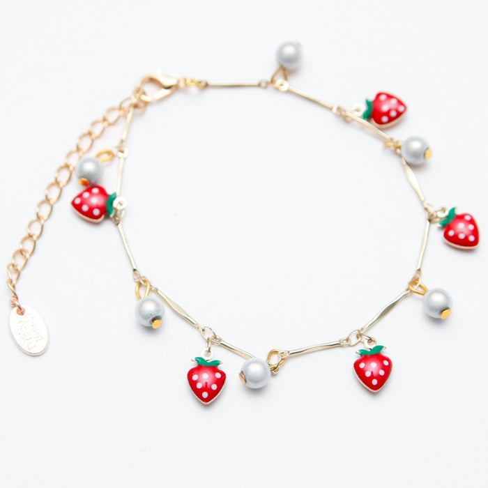Strawberry Anklet