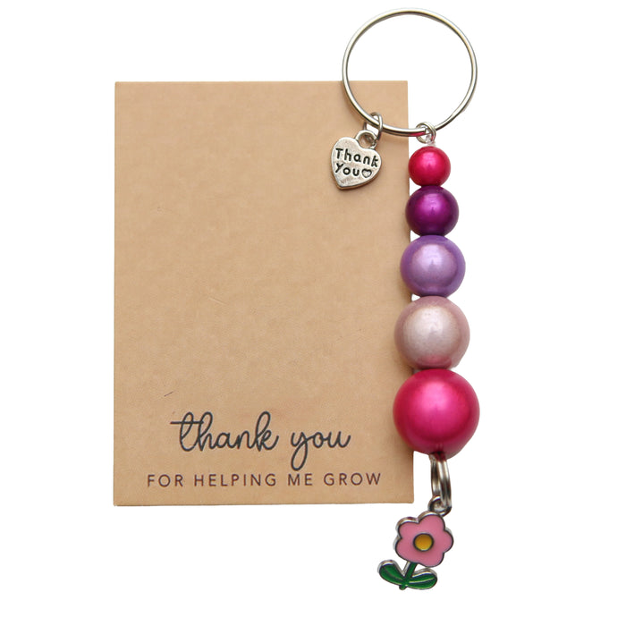 'Thank You' Teacher Keyring