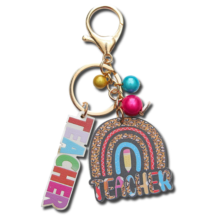 Colourful Teacher Keyring