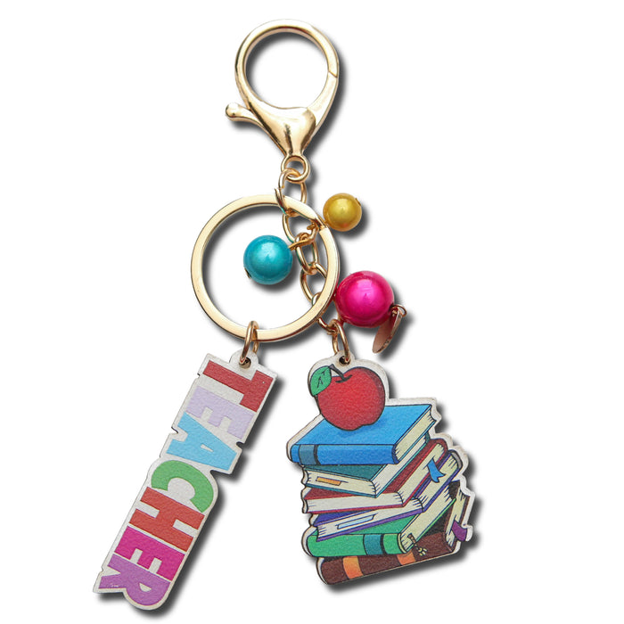 Colourful Teacher Keyring