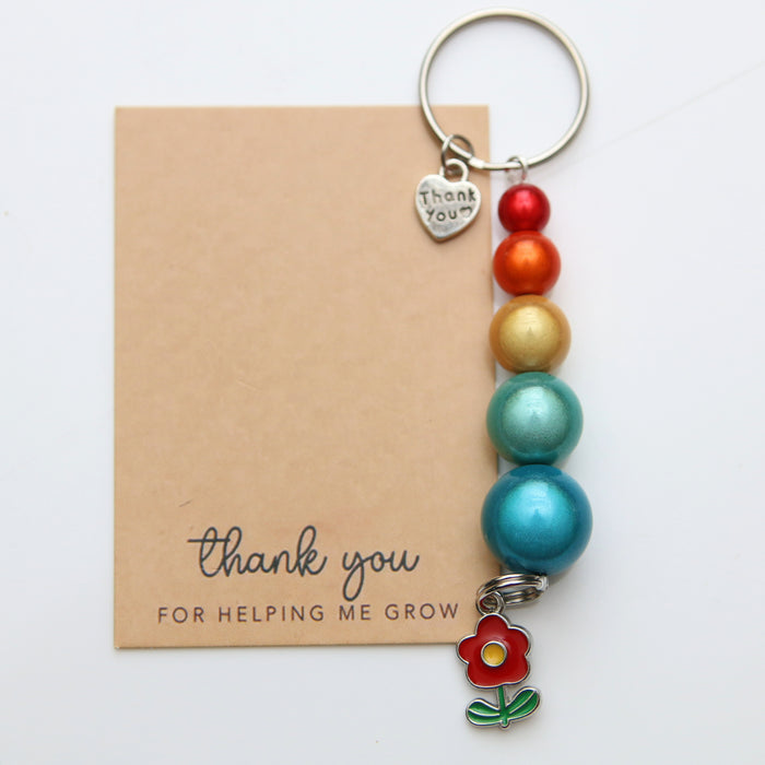 'Thank You' Teacher Keyring