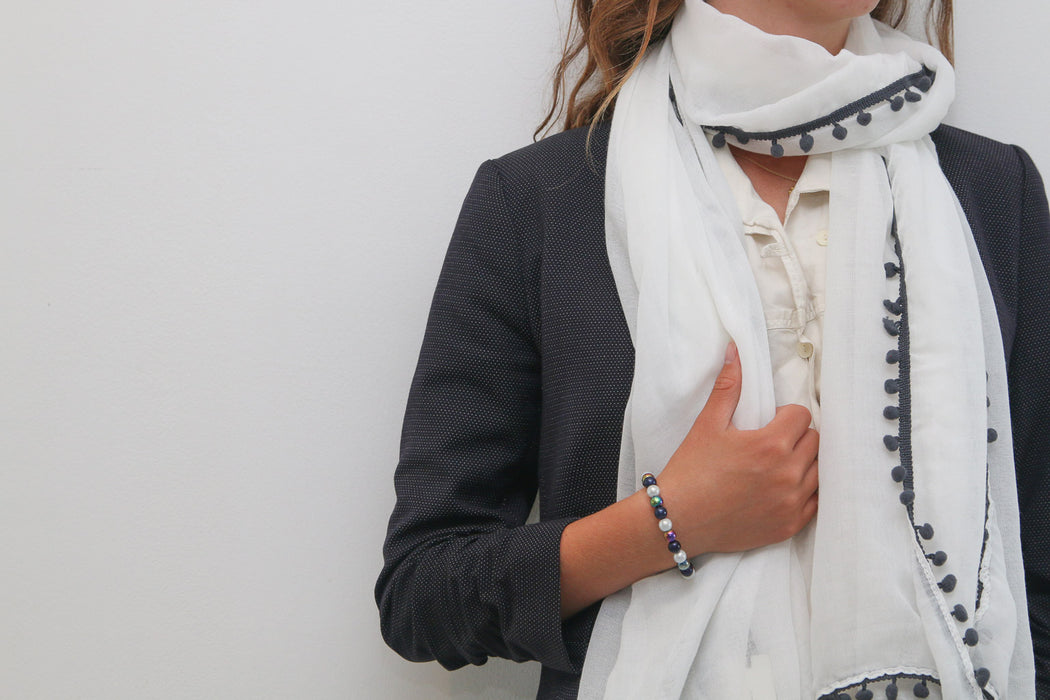 Nautical Scarf and Bracelet