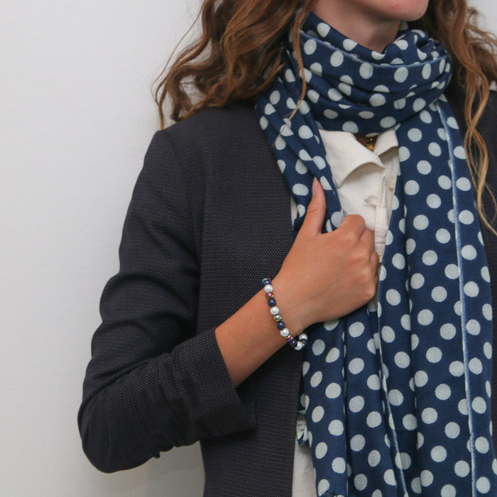 Nautical Scarf and Bracelet