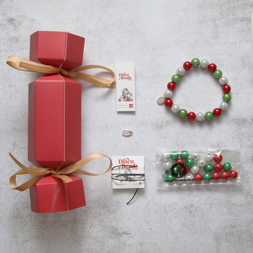 'Make Your Own' Kit in a Cracker-Disco Beads