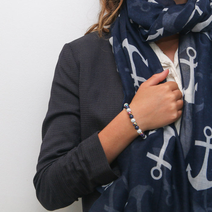 Nautical Scarf and Bracelet