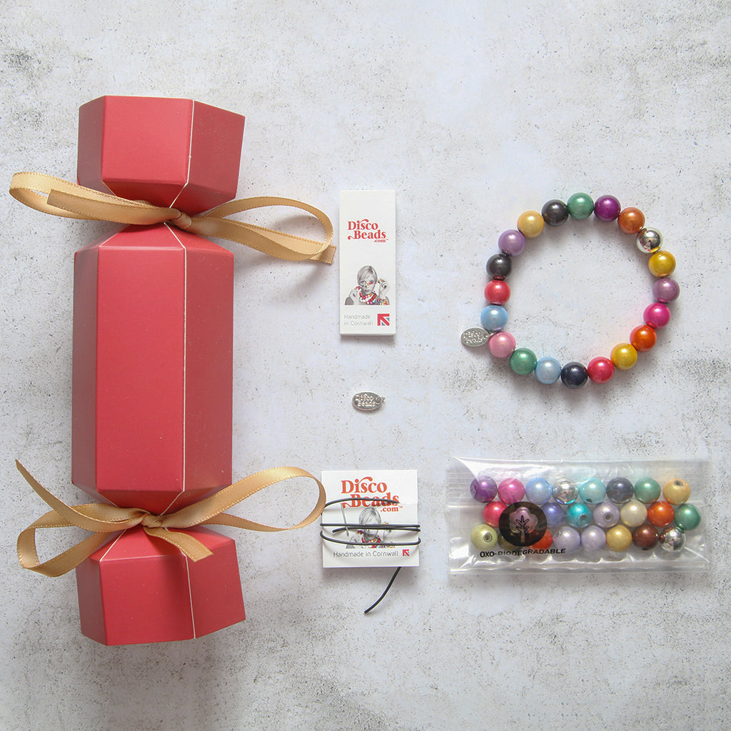 'Make Your Own' Kit in a Cracker-Disco Beads