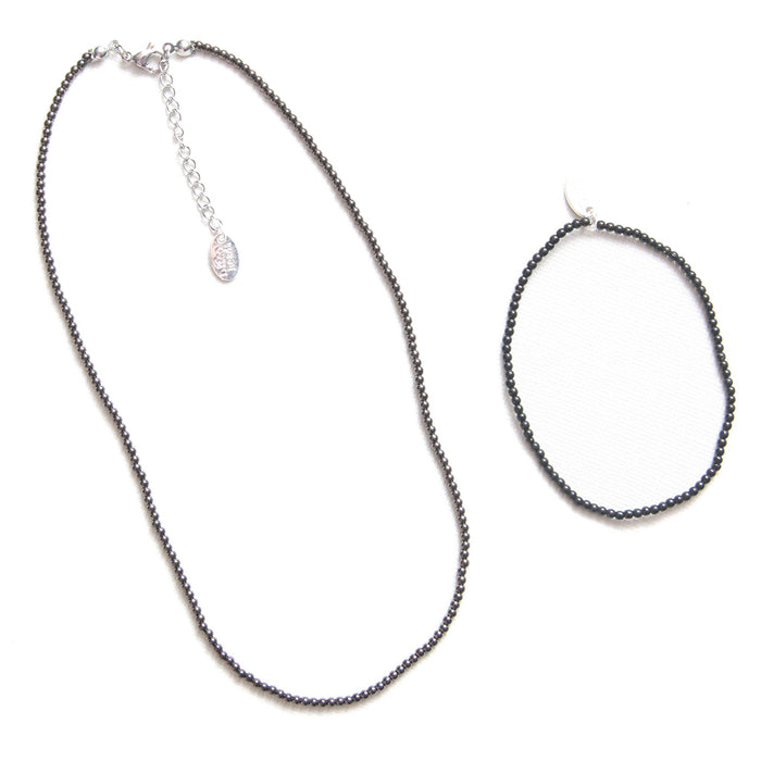 Metallic Necklace - Free Bracelet