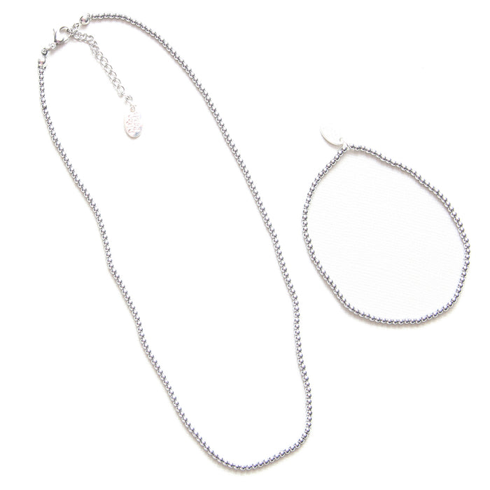 Metallic Necklace - Free Bracelet