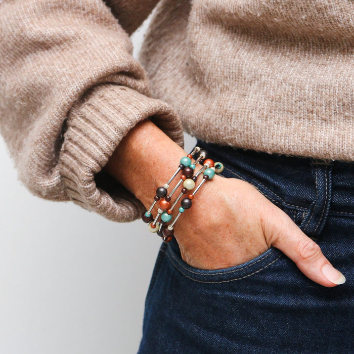 Twisted Silver Bracelet