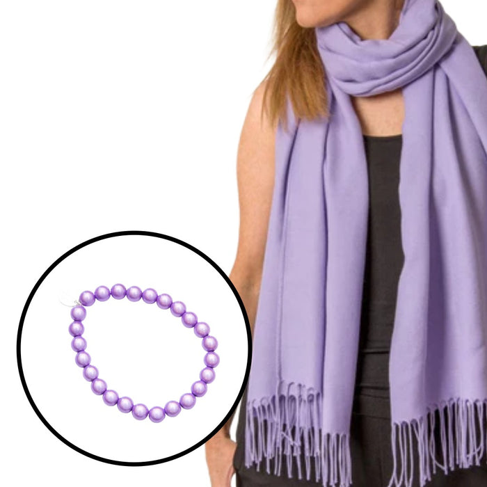 Scarf and Bracelet Bundle