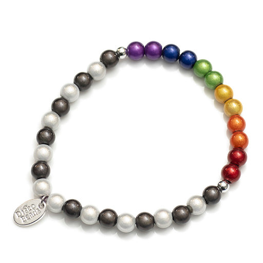 'Love is Love' Bracelet-Disco Beads