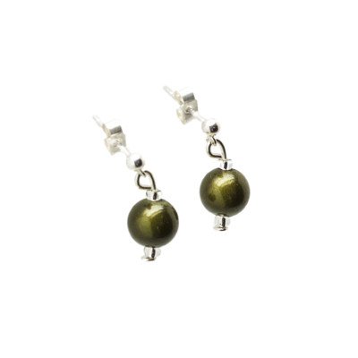Stud Drop Earrings - Earrings- Disco Beads