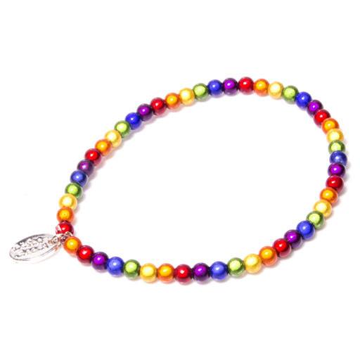 Pride - Ultra Fine Bracelet - Pride- Disco Beads