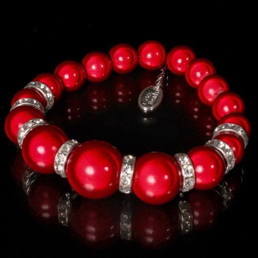 Red Hatters - Red - SPECIAL- Disco Beads