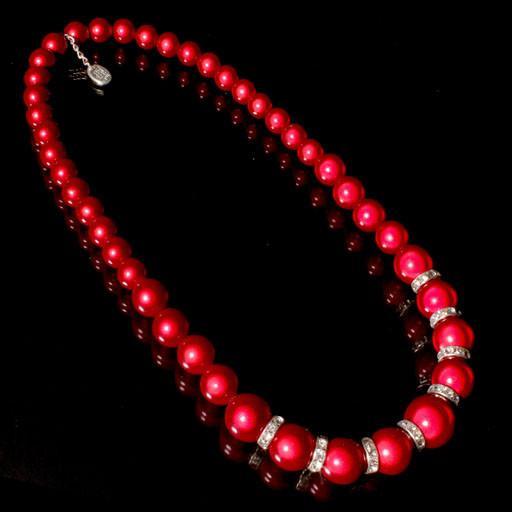 Red Hatters - Red - SPECIAL- Disco Beads